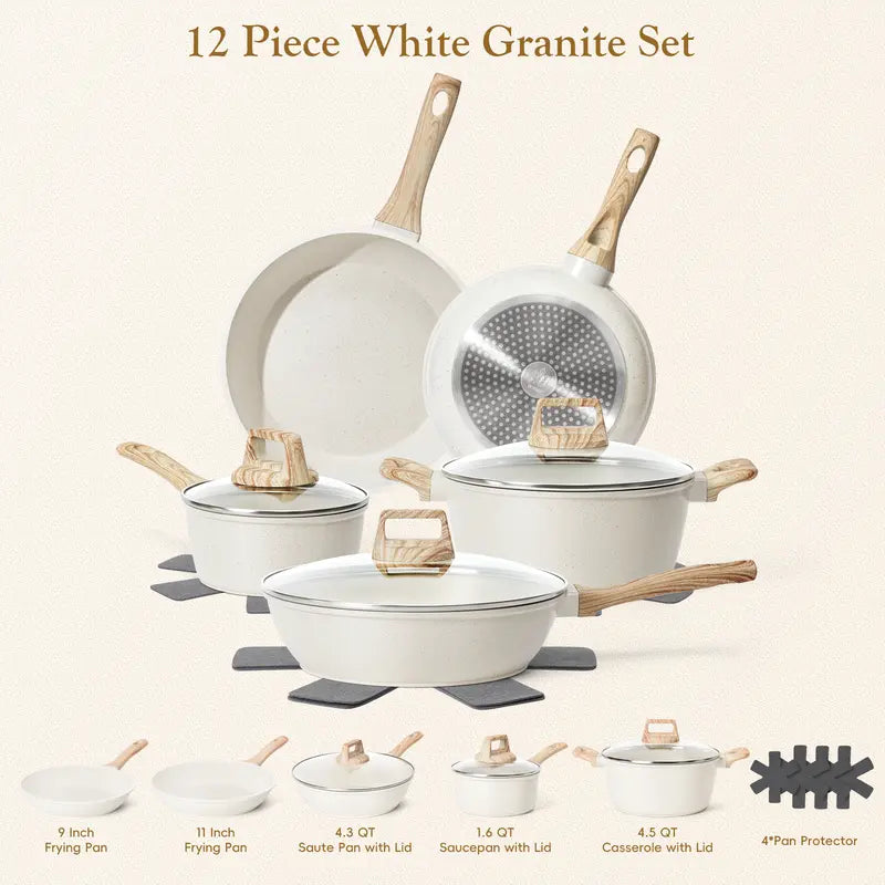 Granite Induction Cookware Set