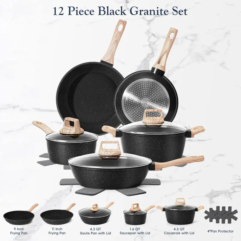 Granite Induction Cookware Set