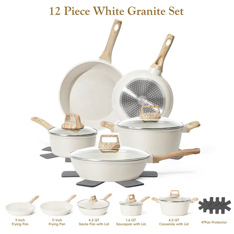 Granite Induction Cookware Set