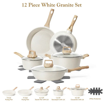 Granite Induction Cookware Set