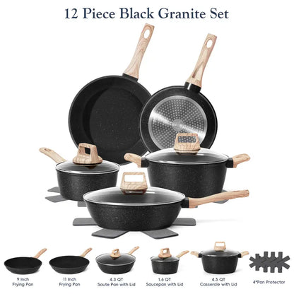Granite Induction Cookware Set