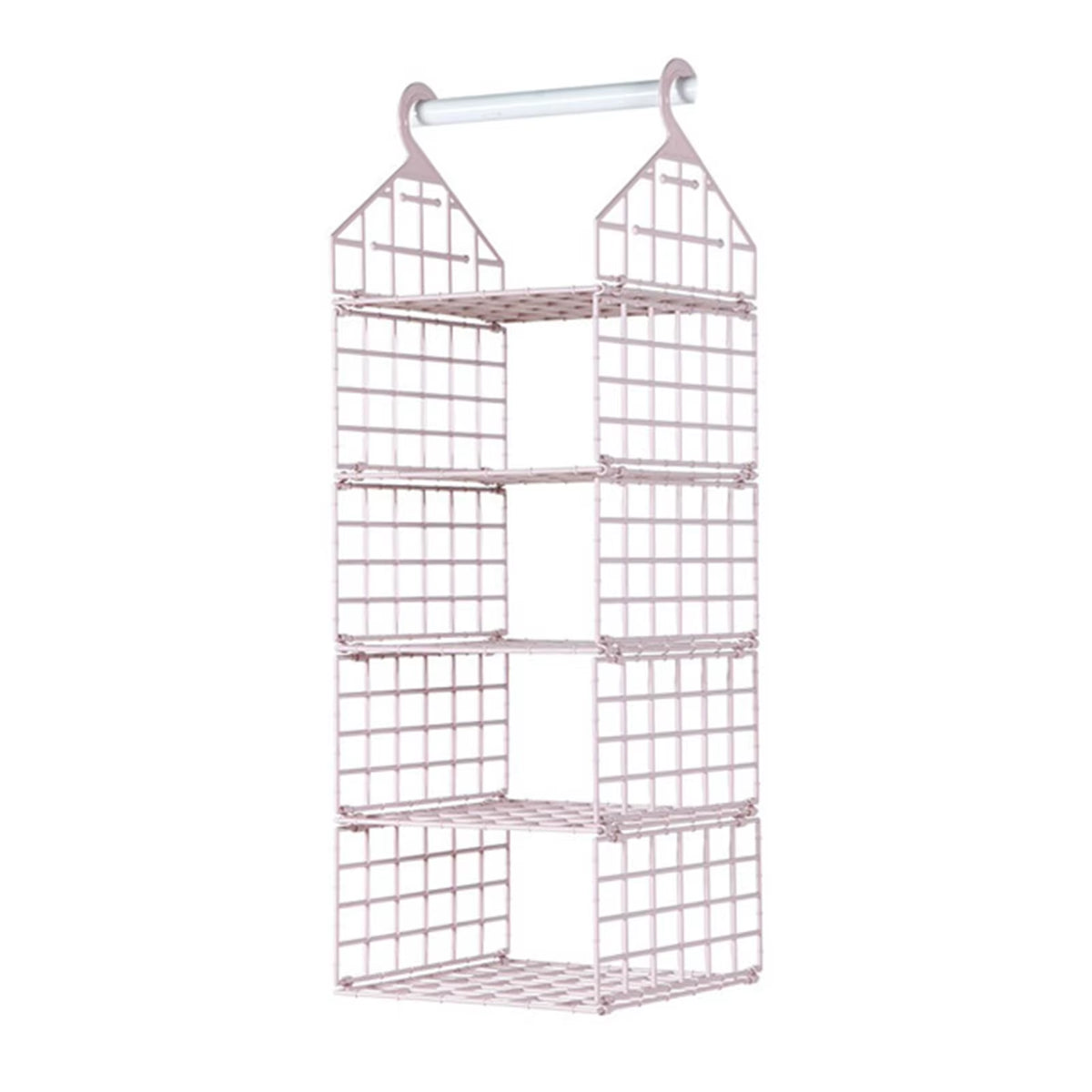 ClosetMax™ Foldable Hanging Organizer – Multi-Tier Space Saver for Pajamas, Coats, Sweaters & More