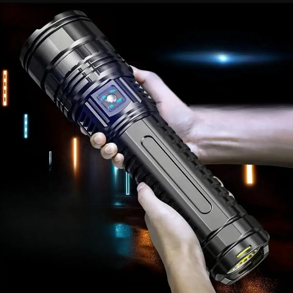 Rechargeable Zoomable LED Flashlight